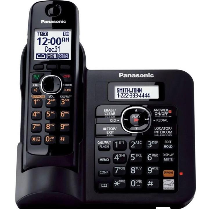 تلفن بی سیم پاناسونیک مدل KX-TG3821BX Panasonic KX-TG3821BX Wireless Phone